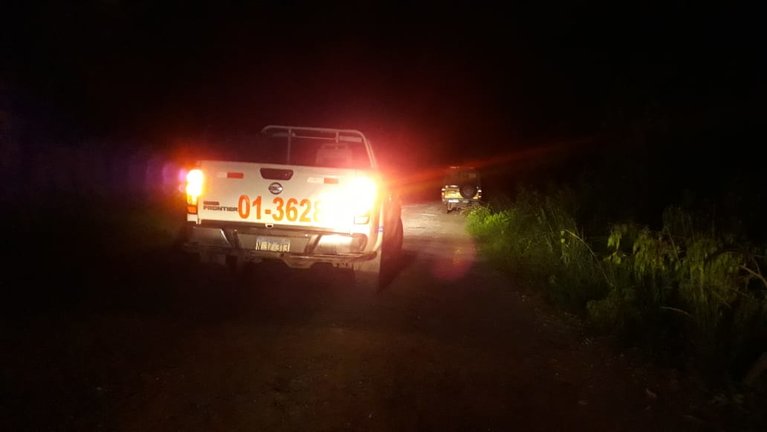 Fugados de apopa ambulancia comandos patrulla noche muerto